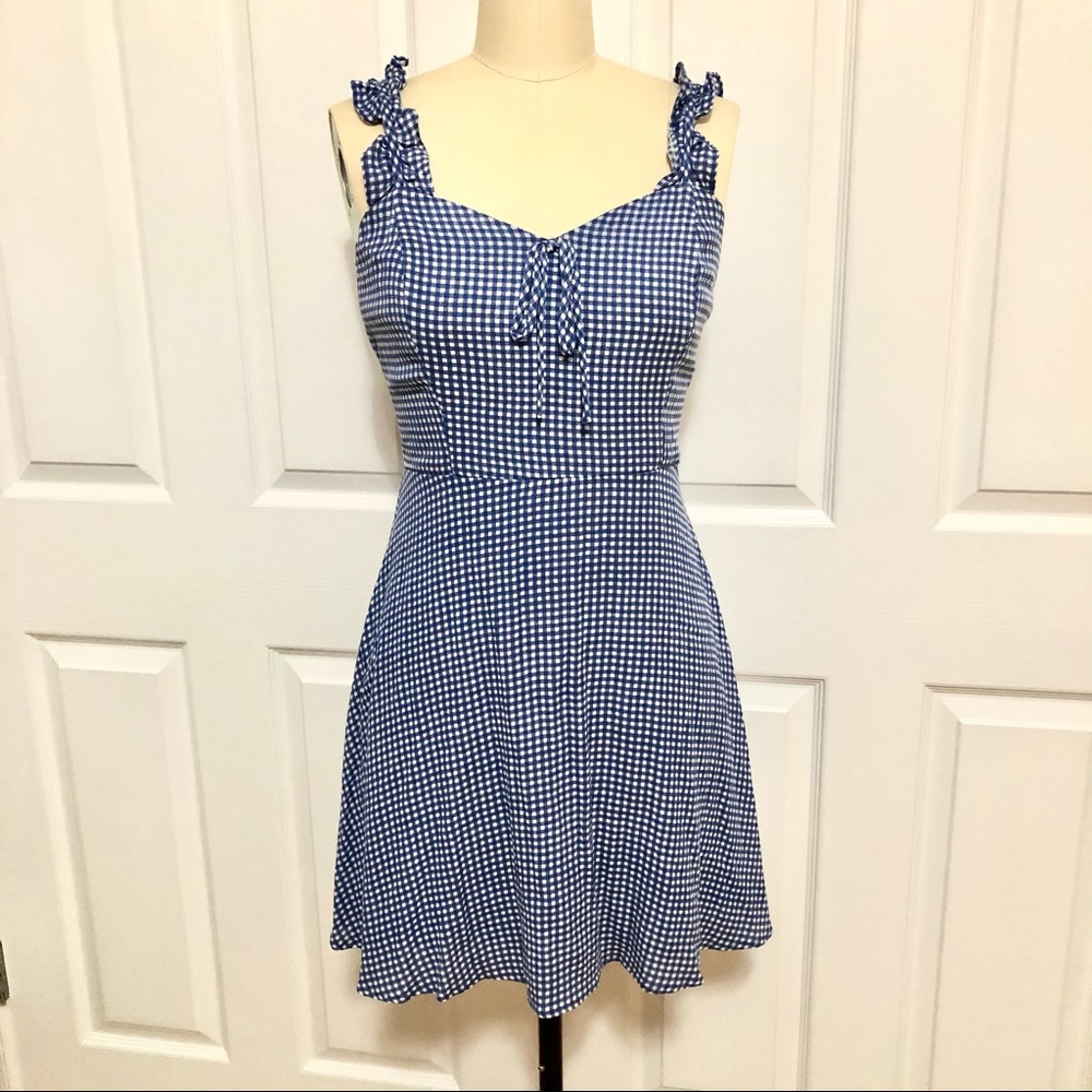 Blue Gingham Dress